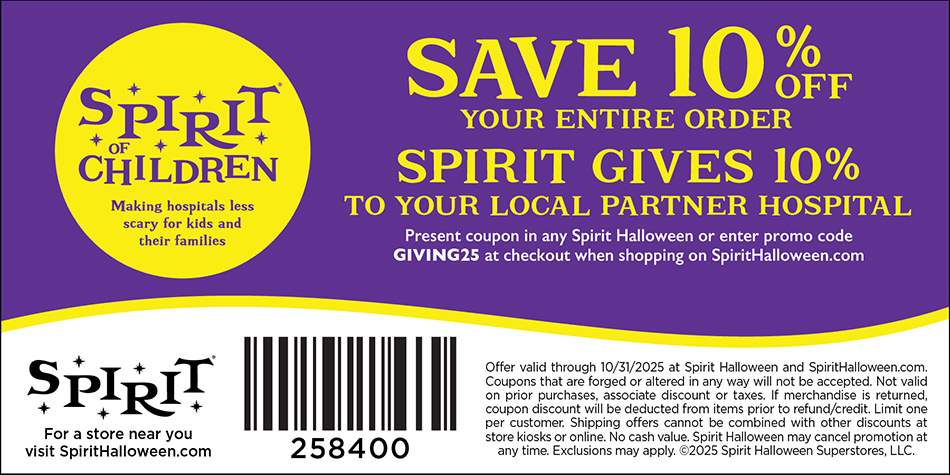 Spirit of Children Coupon | Save 10% & Spirit Gives 10%